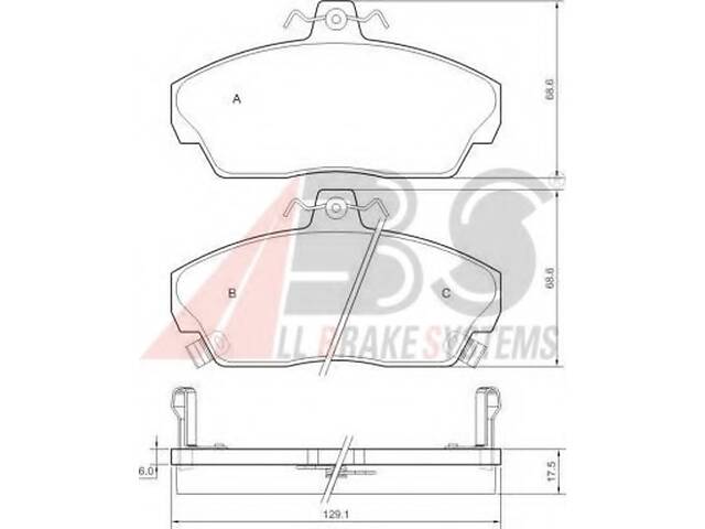 Гальмівні колодки пер. Honda Civic 91-05 (TRW)