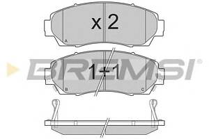 Гальмівні колодки пер. Honda CR-V 07- (akebono)