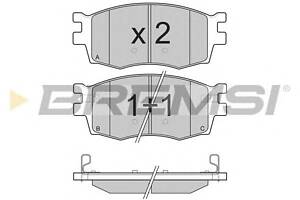 Гальмівні колодки пер. Hyundai Accent/Kia Rio 05- (mando)