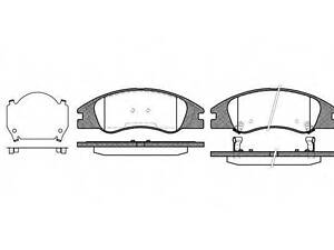 Гальмівні колодки пер. Hyundai AccentKia Rio 05- (mando) WOKING P1034302 на KIA SPECTRA седан (LD)