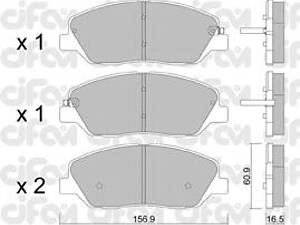 Тормозные колодки пер. Hyundai Santa FE 06- (mando)