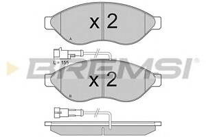 Гальмівні колодки пер. Jumper/Ducato/Boxer 06- (1.1-1.5t)