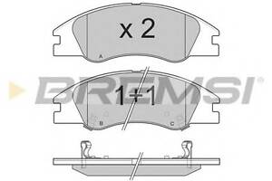 Гальмівні колодки пер. Kia Cerato 04- (mando)