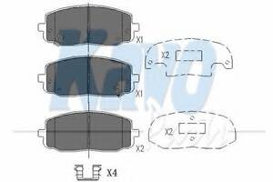 Гальмівні колодки пер. Kia Picanto/Hyundai i10 04- (mando)
