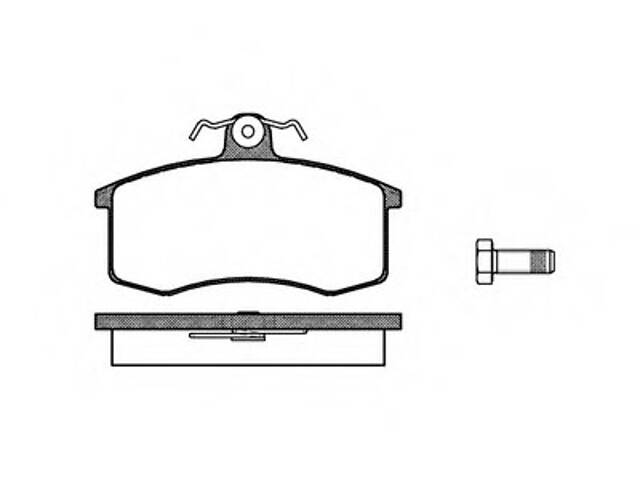 Гальмівні колодки пер. Lada Kalina/Priora/Samara/Slavuta (76-18)