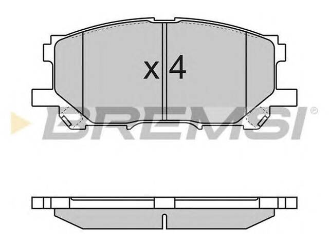 Гальмівні колодки пер. Lexus RX 03-08 (sumitomo)