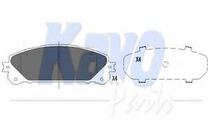 Гальмівні колодки пер. Lexus RX 08-15/Toyota RAV4 12- (advics)