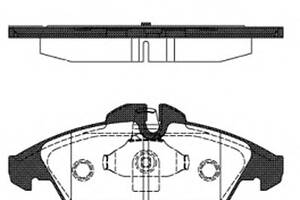 Гальмівні колодки пер. LT/Sprinter/Vito 95-