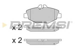 Тормозные колодки пер. MB E-класс (W211) 03-09