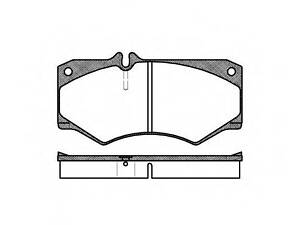 Тормозные колодки пер. MB W463 W460 88- WOKING P147330 на MERCEDES-BENZ G-CLASS (W460)