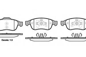 Гальмівні колодки пер. Megane 09-/Duster 10-/Dokker 13-