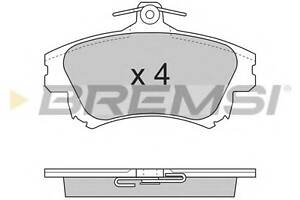 Гальмівні колодки пер. MITSUBISHI COLT/SMART FORFOUR/VOLVO S40 I/V40 95-12 (TRW)