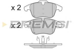 Гальмівні колодки пер. Mondeo 07-/Volvo S60/V60 10-/V70 02-/XC 70 08-