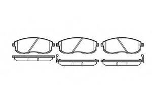 Гальмівні колодки пер. Nissan Maxima 88-00 (sumitomo)