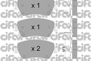 Гальмівні колодки пер. Nissan Micra 10-/Note 13- (TRW)