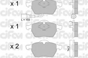 Гальмівні колодки пер. Octavia/Bora/Golf 91-07