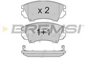 Гальмівні колодки пер. Opel Astra J 09-/Insignia 08- (Mando)