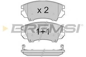 Гальмівні колодки пер. Opel Astra J 09-/Insignia 08- (Mando)