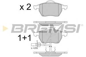 Гальмівні колодки пер. Passat B5/Audi A4/A6 00-05 (з датчиком)