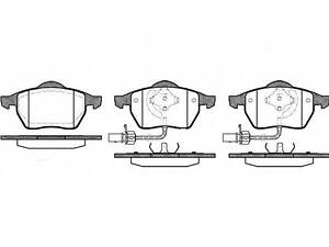Гальмівні колодки пер. Passat B5Audi A4A6 00-05 WOKING P290322 на AUDI A4 седан (8D2, B5)