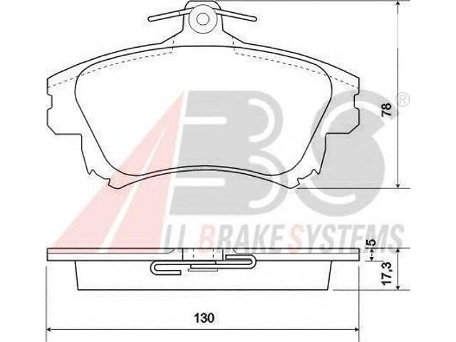 Гальмівні колодки пер. S40/V40 95-04