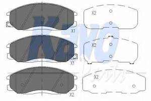 Гальмівні колодки пер. Santa Fe/H1/Trajet/Actyon/Kyron/Rexton 97- 2.0-3.2