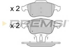 Гальмівні колодки пер. Scenic/Megane 09-16/Clio 13-21 (ATE) (155,3x63x18)