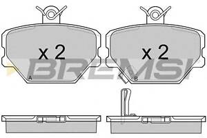 Гальмівні колодки пер. Smart 0.6/0.7/1.0 i/0.8 CDI