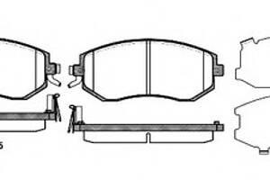 Гальмівні колодки пер. Subaru Impreza 02-/Forester 02- (akebono)