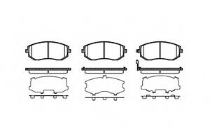 Тормозные колодки пер. Subaru Impreza 02-/Forester 02- (akebono)