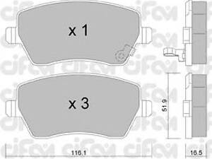 Тормозные колодки пер. Suzuki Swift 05- (TRW)