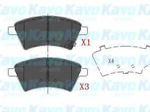 Тормозные колодки пер. Suzuki SX4 06- KAVO PARTS KBP8523 на SUZUKI SX4 седан (GY)