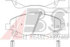 Тормозные колодки пер. Toyota Avensis 00-08 (bosch)