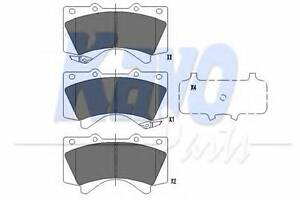 Гальмівні колодки пер. Toyota Land Cruiser 08- (advics)