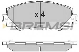Гальмівні колодки пер. Toyota RAV4 06- (139,1x56x17,5)