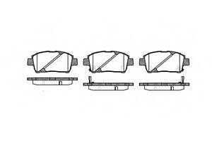 Гальмівні колодки пер. Toyota Yaris/Prius 99-05 (akebono)