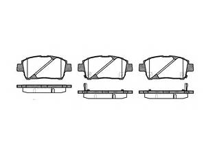 Гальмівні колодки пер. Toyota Yaris/Prius 99-05 (akebono)