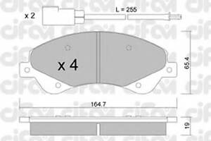 Гальмівні колодки пер. Transit (V347) 06- (FWD)