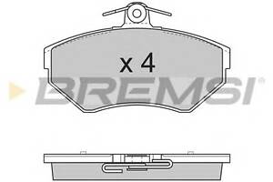 Гальмівні колодки пер. VW Polo 95-02/Golf 91-06 (TRW)