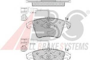 Гальмівні колодки пер. VW Touareg 02-10 (ATE)