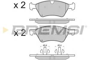 Гальмівні колодки пер. W164 ML/X164 GL 05-