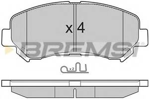 Гальмівні колодки пер. X-Trail/Qashqai 07-