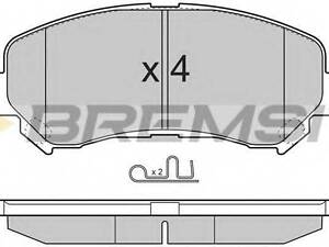 Тормозные колодки пер. X-TrailQashqai 07- BREMSI BP3321 на NISSAN DUALIS (J10, JJ10)