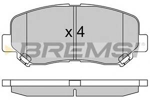 гальмівні колодки перед. Mazda CX-5 11- Akebono