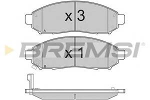 гальмівні колодки перед. Nissan Navara 2,5dCi 05-