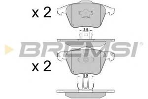 тормозные колодки перед. Volvo XC90 02-12(ATE) (155,2x74,3x19,5)