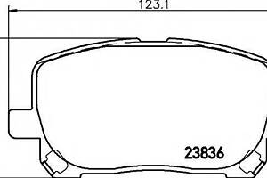 Гальмівні колодки TOYOTA AvensisCorollaMatrix F 01-14 TEXTAR 2383601 на TOYOTA PICNIC (_CLM2_, _ACM2_)