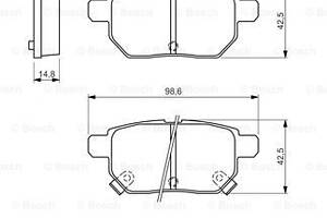 Гальмівні колодки TOYOTA Prius/Corolla/Yaris 'R '07>>