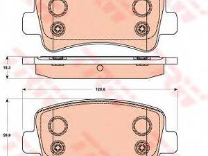 Гальмівні колодки TRW GDB1903 на VAUXHALL MOVANO Mk II (B) Chassis/Cab