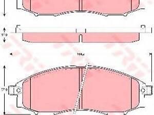 Гальмівні колодки TRW GDB3340 на NISSAN TERRANO (R50)